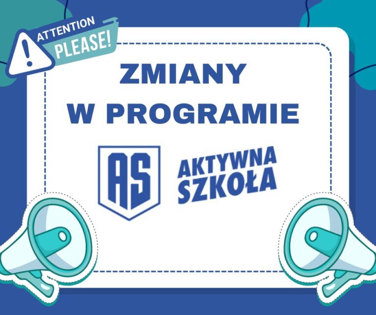 Zmiany W Programie Aktywna Szkoła Aktywna Szkoła