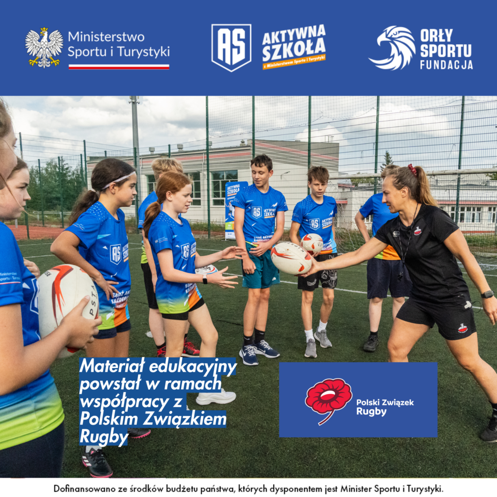 Dzień z rugby w programie Aktywna Szkoła – propozycja scenariusza gier i zabaw